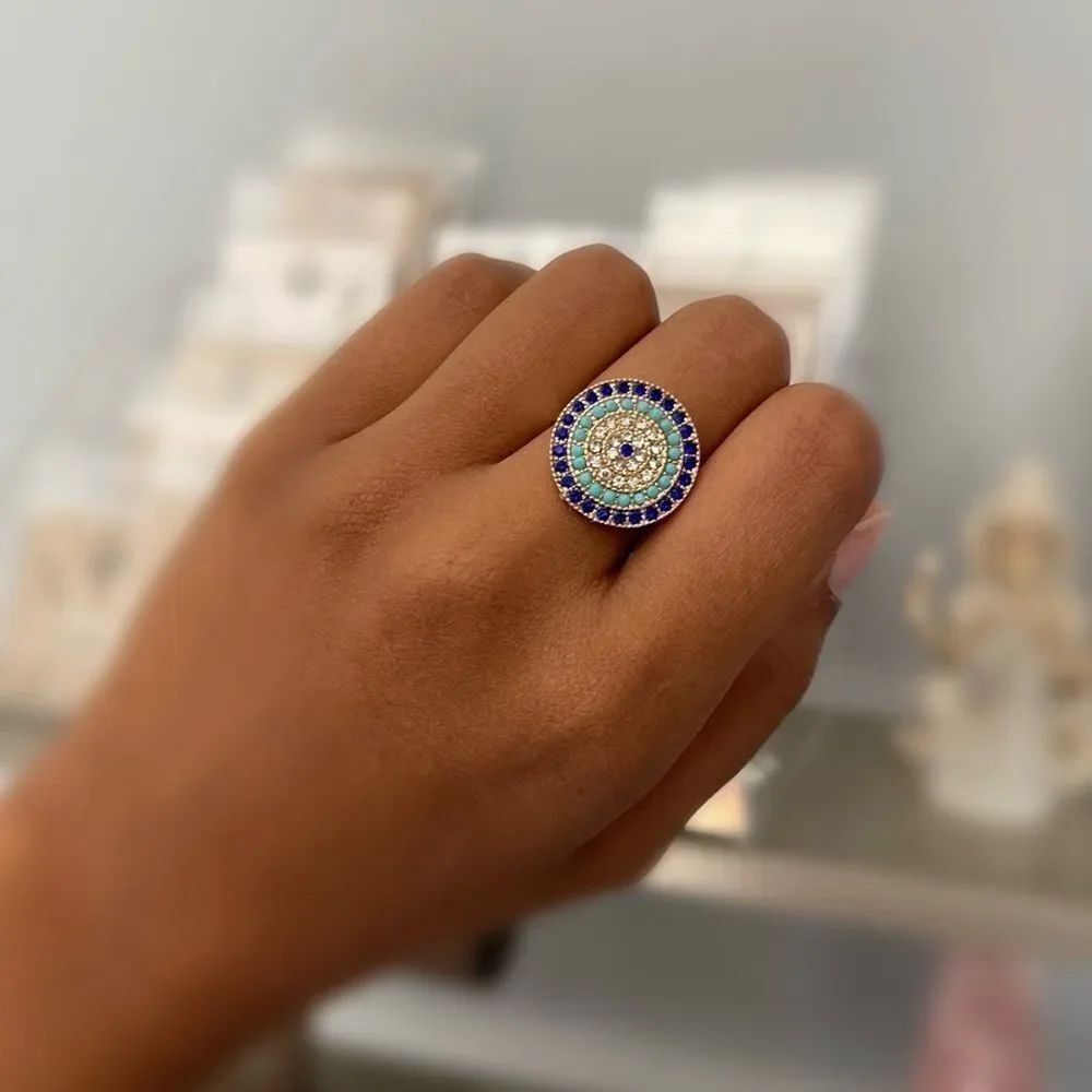 Evil eye Ring #2212